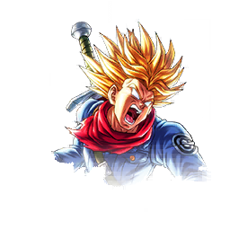 Super Saiyan Trunks adulte : furieux