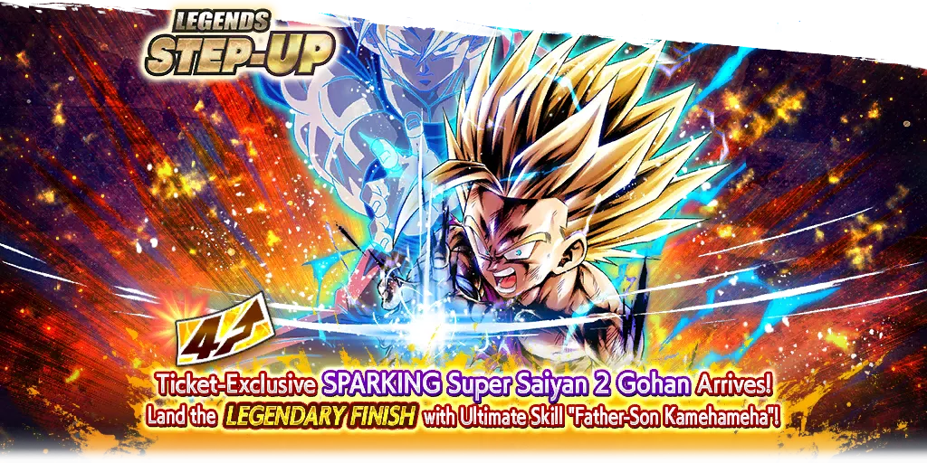 Tirage de ticket SPARKING garanti LEGENDS STEP-UP Vol.2