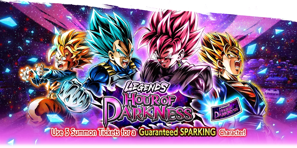 Tirage de ticket SPARKING garanti LEGENDS HOUR OF DARKNESS