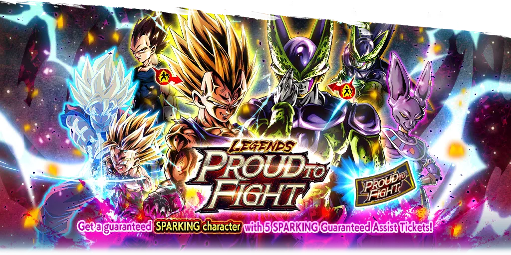 Tirage de ticket SPARKING garanti LEGENDS PROUD TO FIGHT