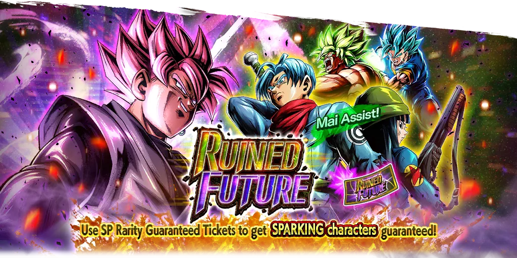 Tirage de ticket SPARKING garanti RUINED FUTURE