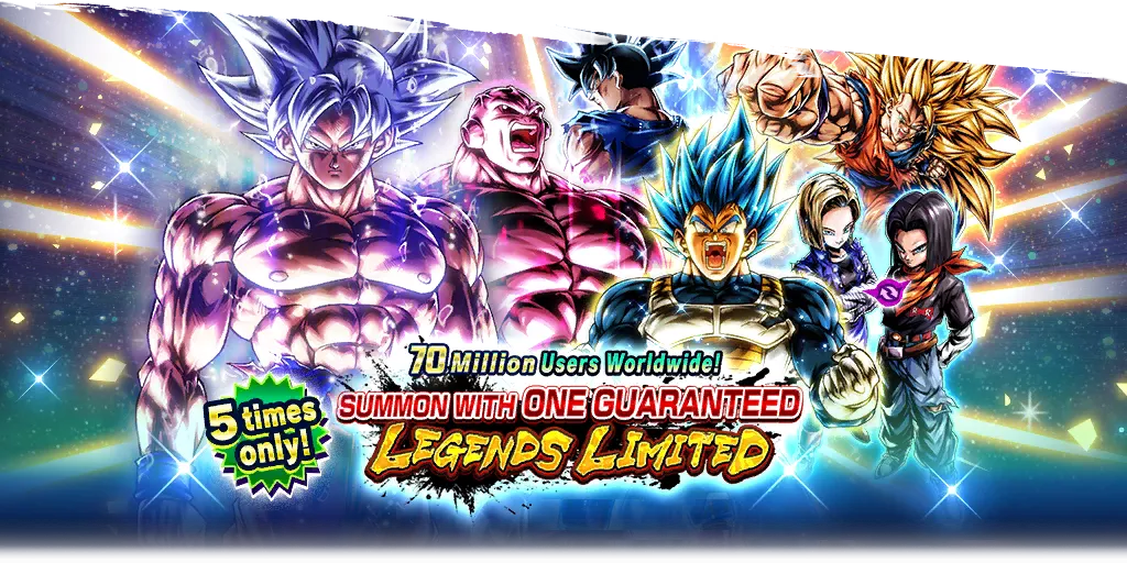 Célébration des 70 millions d'utilisateurs dans le monde ! Tirage avec 1 LEGENDS LIMITED garanti