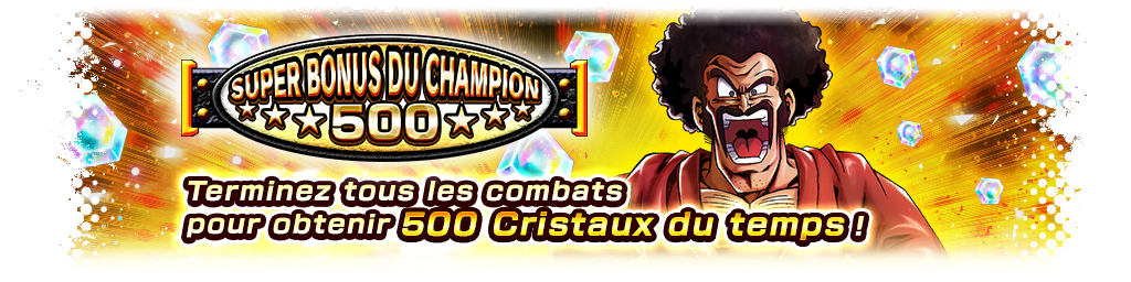 SUPER BONUS DU CHAMPION 500