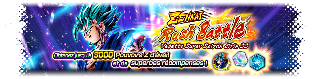 ZENKAI Rush Battle - Vegetto Super Saiyan divin SS -